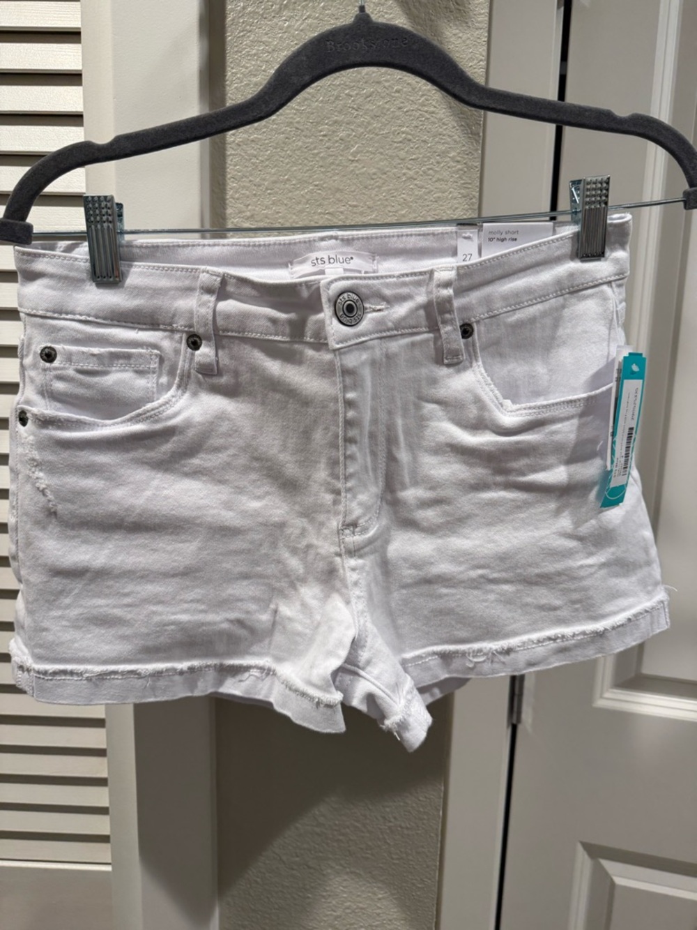 STS Blue White Denim Cutoff Shorts